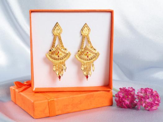 Indian chandelier earrings "Sanjita"