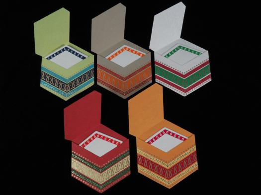 Envelope with inlay card "Shadid", set of 5