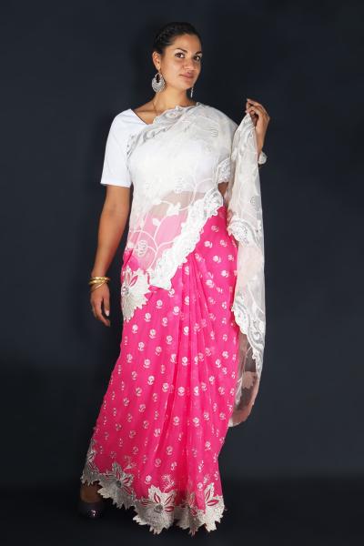 Indischer Sari "Padhuni"
