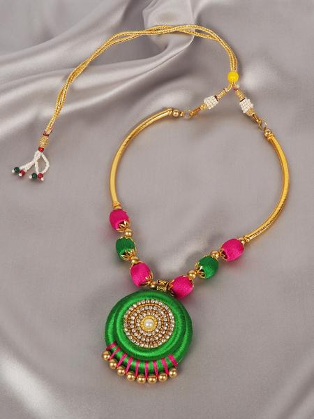 Indian Silkthread Jewellery "Purmina"